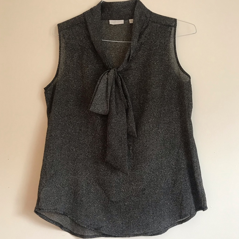 EUC blouse with tie neck detail